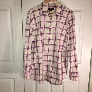 Banana Republic Tunic Dillon Flannel Button Up